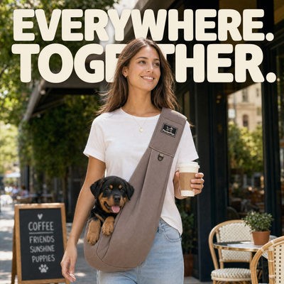 PocketPup™ Pet Sling – Adjustable Carrier for Small Dogs & Cats
