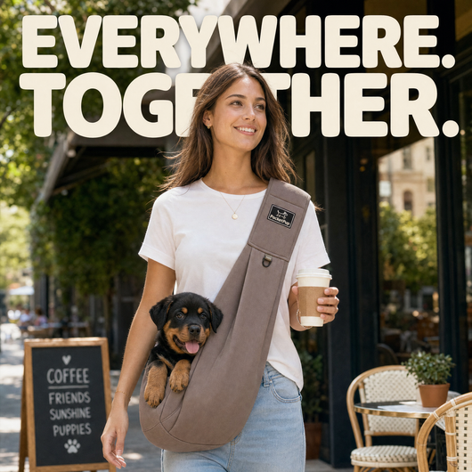 PocketPup™ Pet Sling – Adjustable Carrier for Small Dogs & Cats