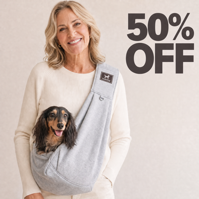 PocketPup™ Pet Sling – Adjustable Carrier for Small Dogs & Cats